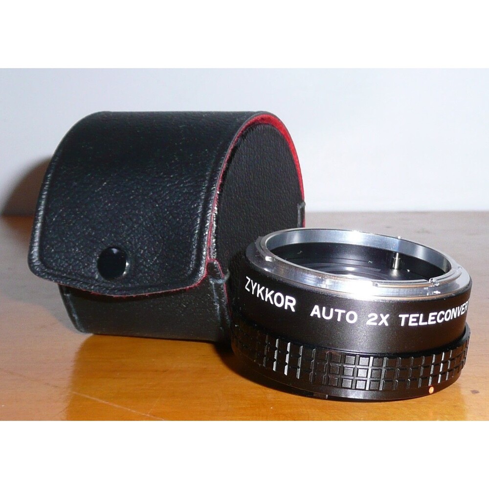 Zykkor 2X Doubler Teleconverter for Canon FD A1 AE-1 T90 F1 Lens w Storage Case